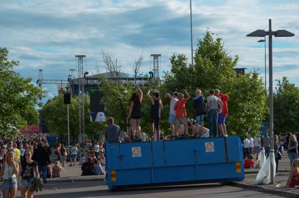 Festivalområdet - Peace and Love Onsdag 2012