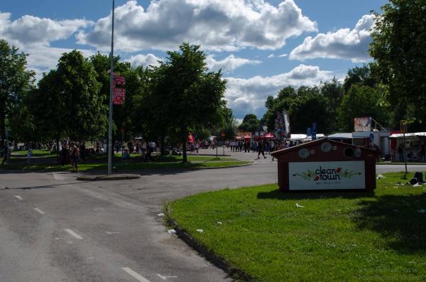 Festivalområdet - Peace and Love Onsdag 2012