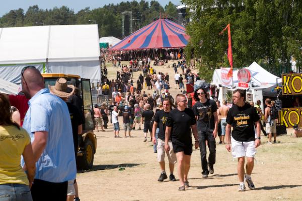 Sweden Rock Festival Mingel och campingbilder 34